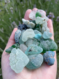 Sea Glass Advent Calendar 24 Days - Jewellery & Mudlarking Treasures - Santa