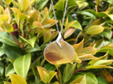 Earthy Seaham Sea Glass Pendant Layered Multi