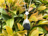 Seaham Multi Sea Glass Green Layers Pendant