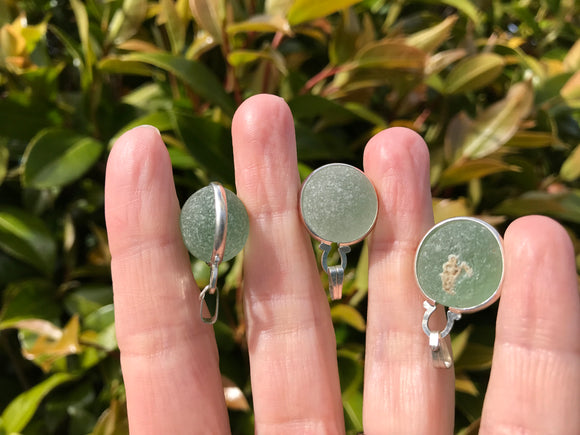 Sea Glass Codd Marble necklace - very C marked