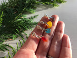 Dainty Seaham Sea Glass Pendant - choice of colour