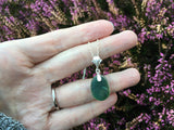 Seaham Multi Sea Glass Green Layers Pendant