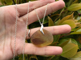 Earthy Seaham Sea Glass Pendant Layered Multi