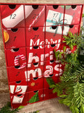 Sea Glass Advent Calendar 24 Days - Jewellery & Mudlarking Treasures - Merry Christmas