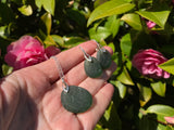 Seaham - Green Sea Glass Jewellery Set Necklace and Earrings