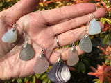 Wampum Shell Lavender Opalescent Grey Necklace