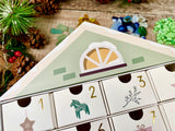 Sea Glass Advent Calendar 24 Days - 2 Pieces of Jewellery & Mudlarking Treasures