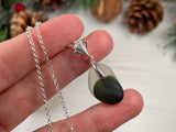 Seaham Multi Sea Glass Green Layers Pendant