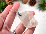 Victorian Privacy Sea Glass Pendant Sterling Silver Textured