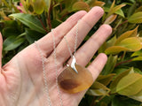 Earthy Seaham Sea Glass Pendant Layered Multi