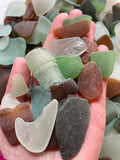 Sea Glass Advent Calendar 24 Days - Jewellery & Mudlarking Treasures - Santa