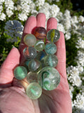 Sea Glass Advent Calendar 24 Days - Jewellery & Mudlarking Treasures - Santa