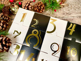 Sea Glass Advent Calendar 24 Days - 2 Pieces of Jewellery & Mudlarking Treasures