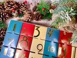 Sea Glass Advent Calendar 24 Days - 2 Pieces of Jewellery & Mudlarking Treasures