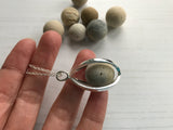 Clay Beach Found Marble In Locket - Interchangeable