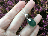 Seaham Multi Sea Glass Green Layers Pendant