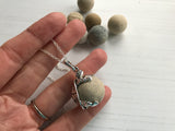 Sea Clay Marble In Turtle Pendant