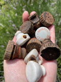 Sea Glass Advent Calendar 24 Days - Jewellery & Mudlarking Treasures - Santa