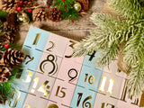 Sea Glass Advent Calendar 24 Days - 2 Pieces of Jewellery & Mudlarking Treasures