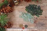 Sea Glass Advent Calendar 24 Days - 2 Pieces of Jewellery & Mudlarking Treasures