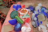 Sea Glass Advent Calendar 24 Days - 2 Pieces of Jewellery & Mudlarking Treasures