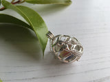 ULTRA Rare German Sea Glass Marble, Beach Marble in Oval Locket