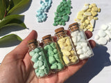 SPECIAL - Bottled Seaham Milk Sea Glass - Set of 4