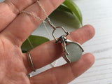 Sea Glass Codd Marble - Holding Hands 2 Pendant
