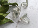 Daddies Mudlark Glass Stopper Necklace - White Sauce Bottle Top