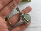 Codd Sea Glass Marble - Dragon Claw Pendant