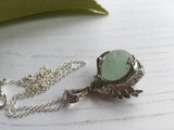 Codd Sea Glass Marble - Dragon Claw Pendant