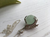 Codd Sea Glass Marble - Dragon Claw Pendant