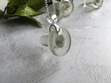 Daddies Mudlark Glass Stopper Necklace - White Sauce Bottle Top