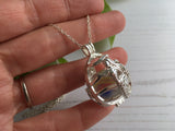 ULTRA Rare German Sea Glass Marble, Beach Marble in Oval Locket
