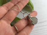 Sea Glass Codd Marble - Holding Hands 2 Pendant