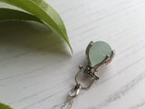 Sea Glass Codd Marble - Holding Hands 2 Pendant