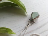 Sea Glass Codd Marble - Holding Hands 2 Pendant