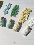 SPECIAL - Bottled Seaham Milk Sea Glass - Set of 4