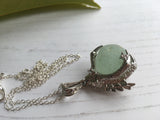 Codd Sea Glass Marble - Dragon Claw Pendant