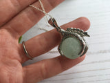 Codd Sea Glass Marble - Dragon Claw Pendant