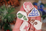 Sea Glass Advent Calendar 24 Days - 2 Pieces of Jewellery & Mudlarking Treasures