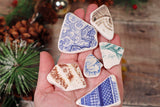 Sea Glass Advent Calendar 24 Days - 2 Pieces of Jewellery & Mudlarking Treasures