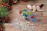 Sea Glass Advent Calendar 24 Days - 2 Pieces of Jewellery & Mudlarking Treasures
