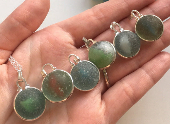 beach found marble special offer necklace