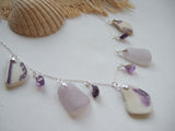 Wampum Purple Necklace