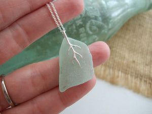 petite coca cola sea glass necklace from south pacific