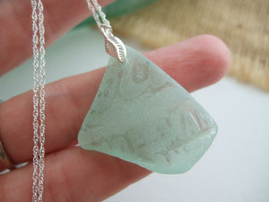 sea glass necklace with coca cola vanuatu glass