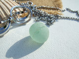 SPECIAL OFFER - Bonfire Sea Glass Codd Marbles - With or Without Locket