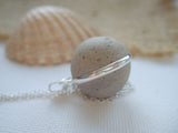 Beach Found Clay Marble, Victorian Sea Marble 2