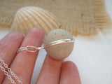 Beach Found Clay Marble, Victorian Sea Marble 2